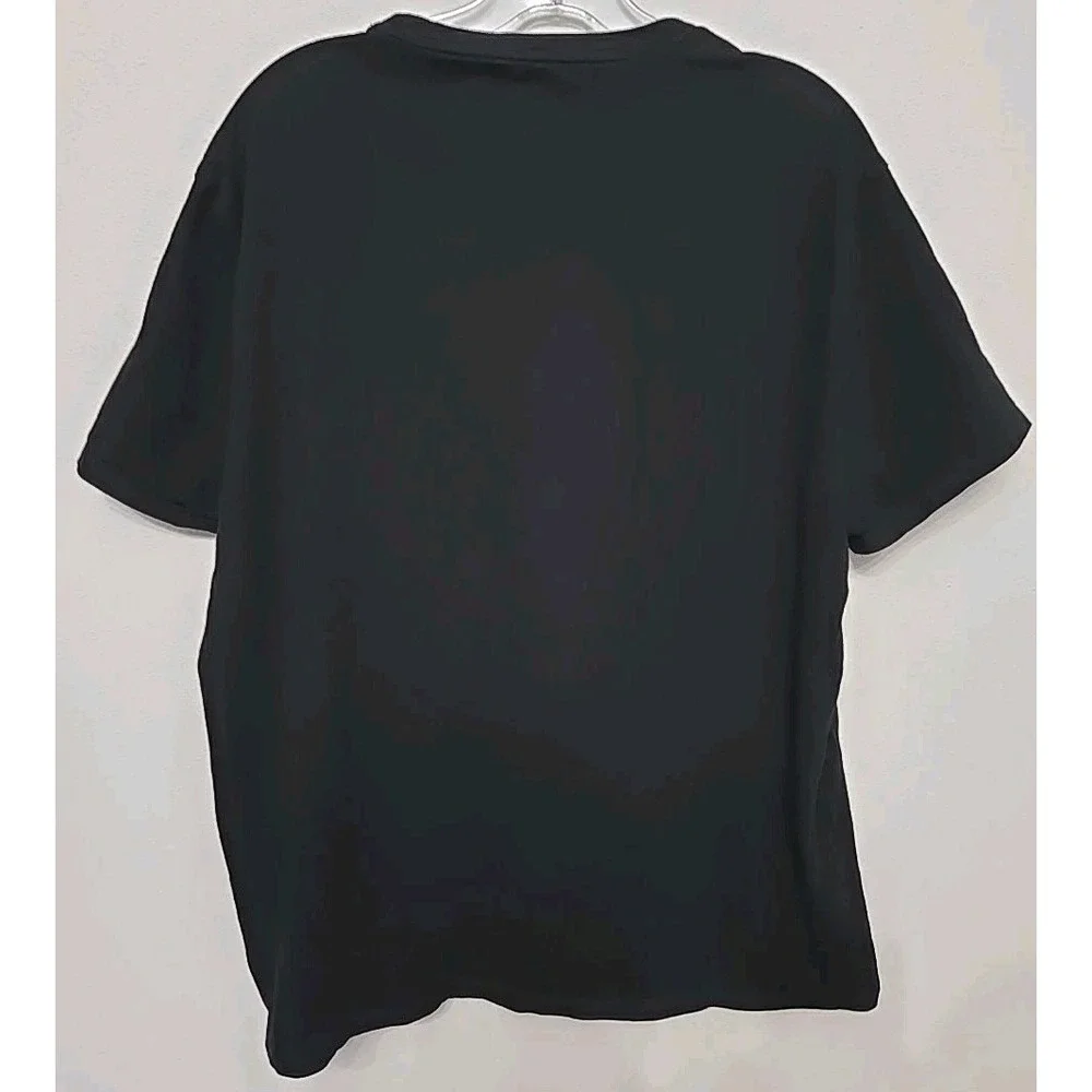 Vintage Ralph Lauren Black Mens Crew Neck Short‎ Sleeve T-Shirt Single Stitched
